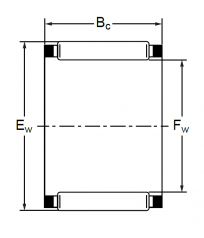 Подшипник Серия K и KT (подшипники без колец) Подшипник K 20x27x15.8 (KT) по выгодным ценам Апатиты